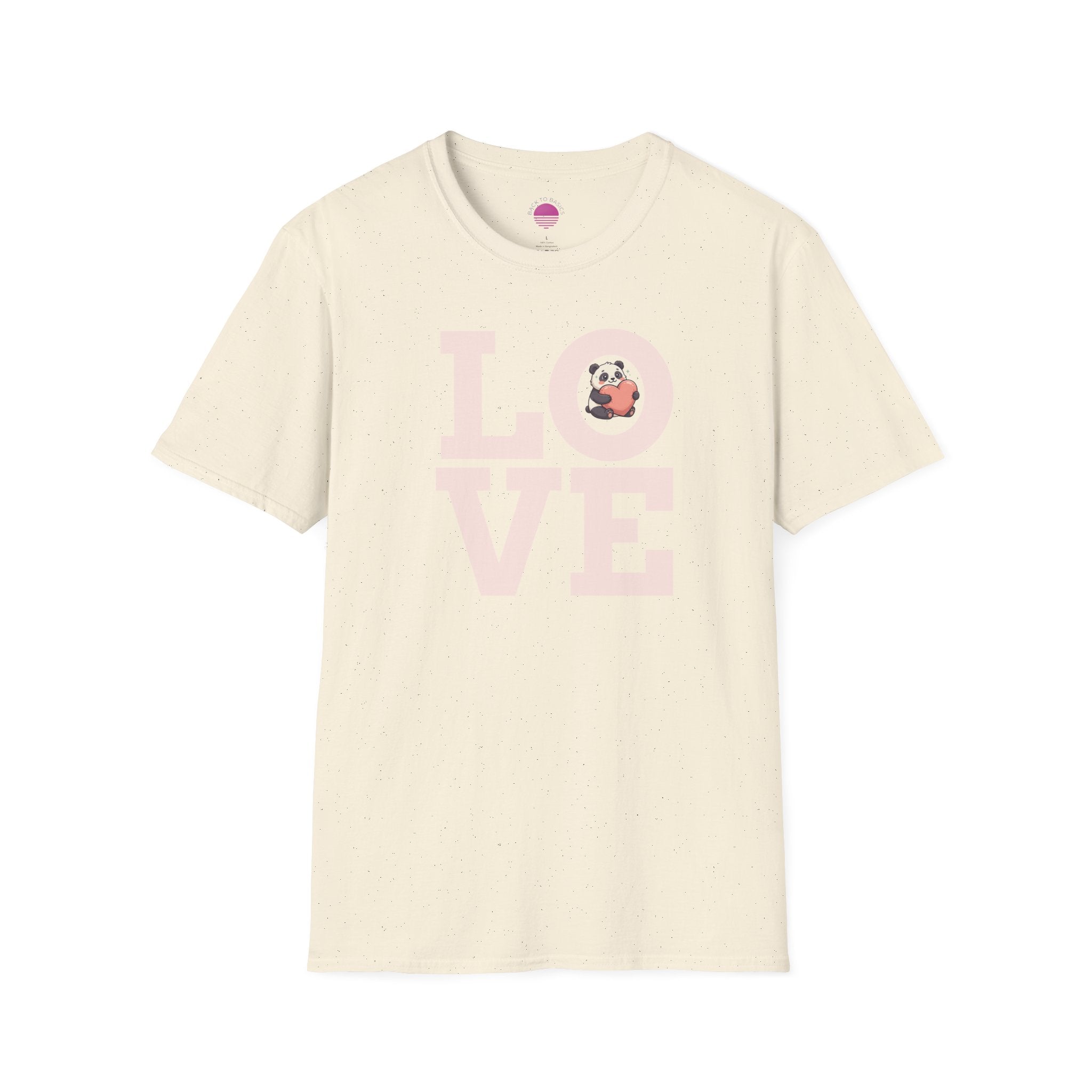 Love Panda T-Shirt — Cute Panda Holding Heart Graphic Tee