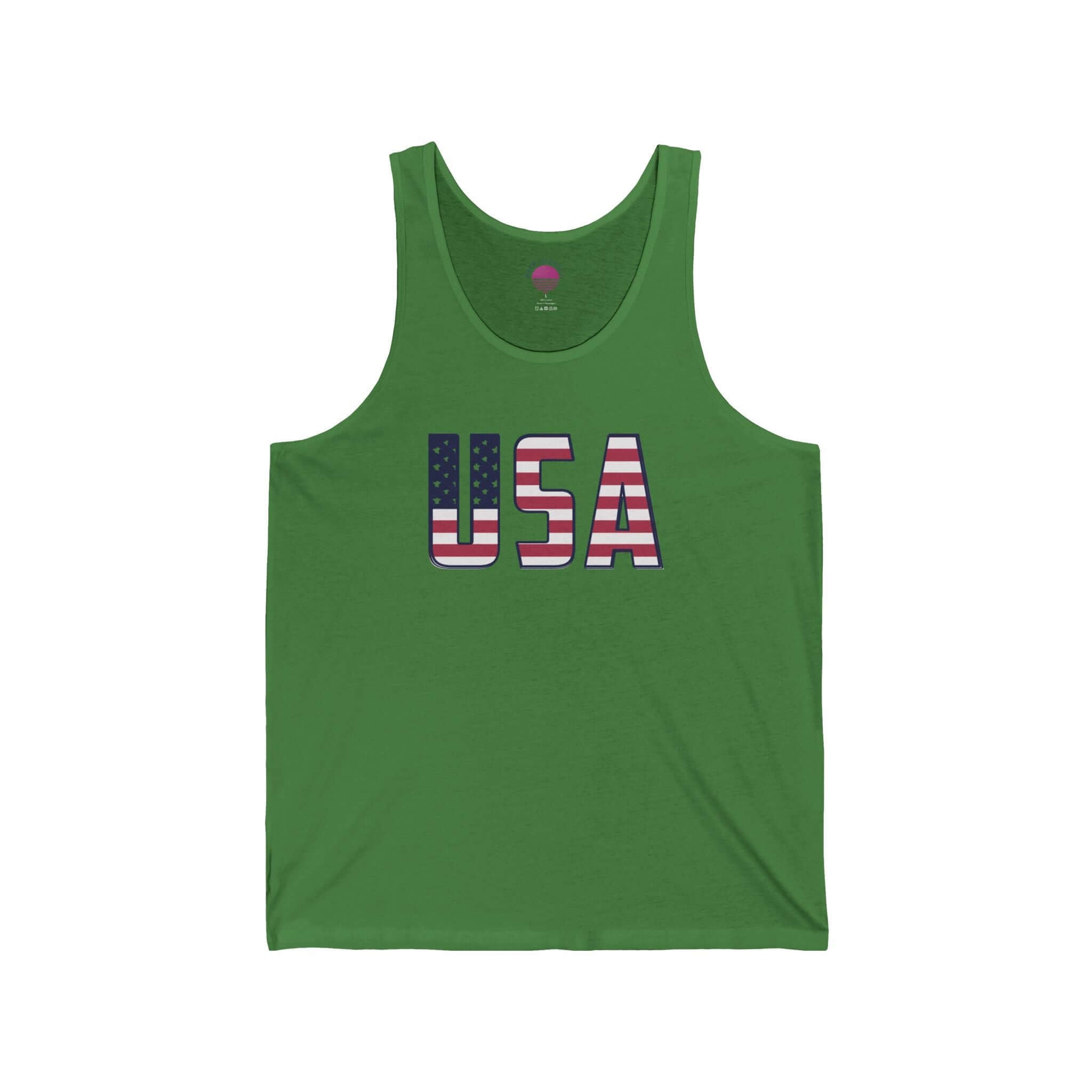American Flag Tank Top — USA Patriotic 4th of July Graphic Tank