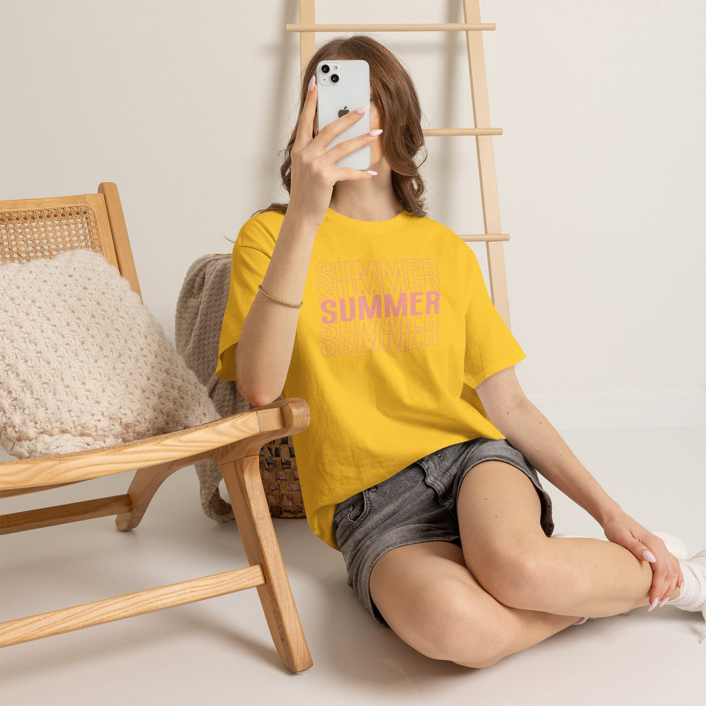 Pink "SUMMER" Graphic Tee — Summer Repeat