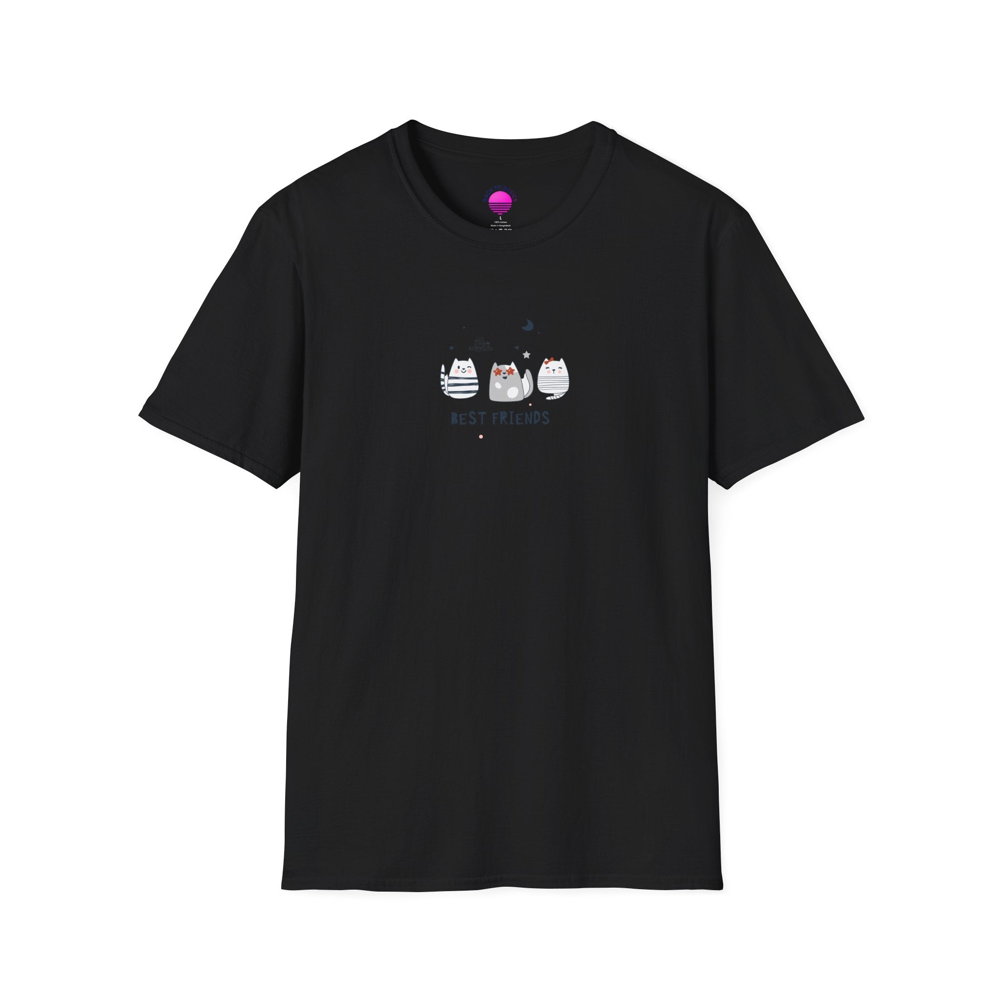 Cat Best Friends T-Shirt — Matching Cat Lover Tee