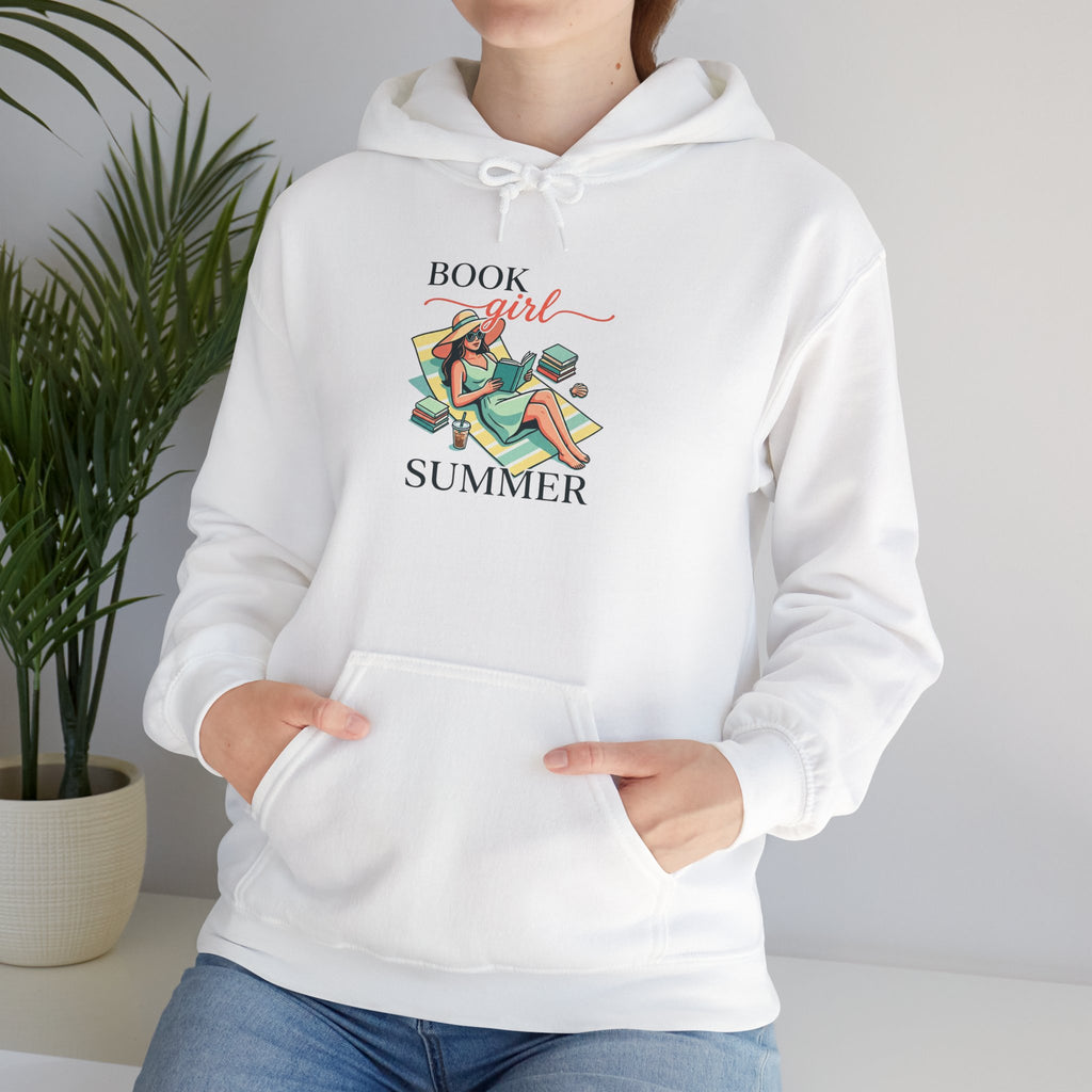 Book Girl Summer Hoodie | BookTok, Reading, Beach Reads, Bookish Summer Aesthetic
