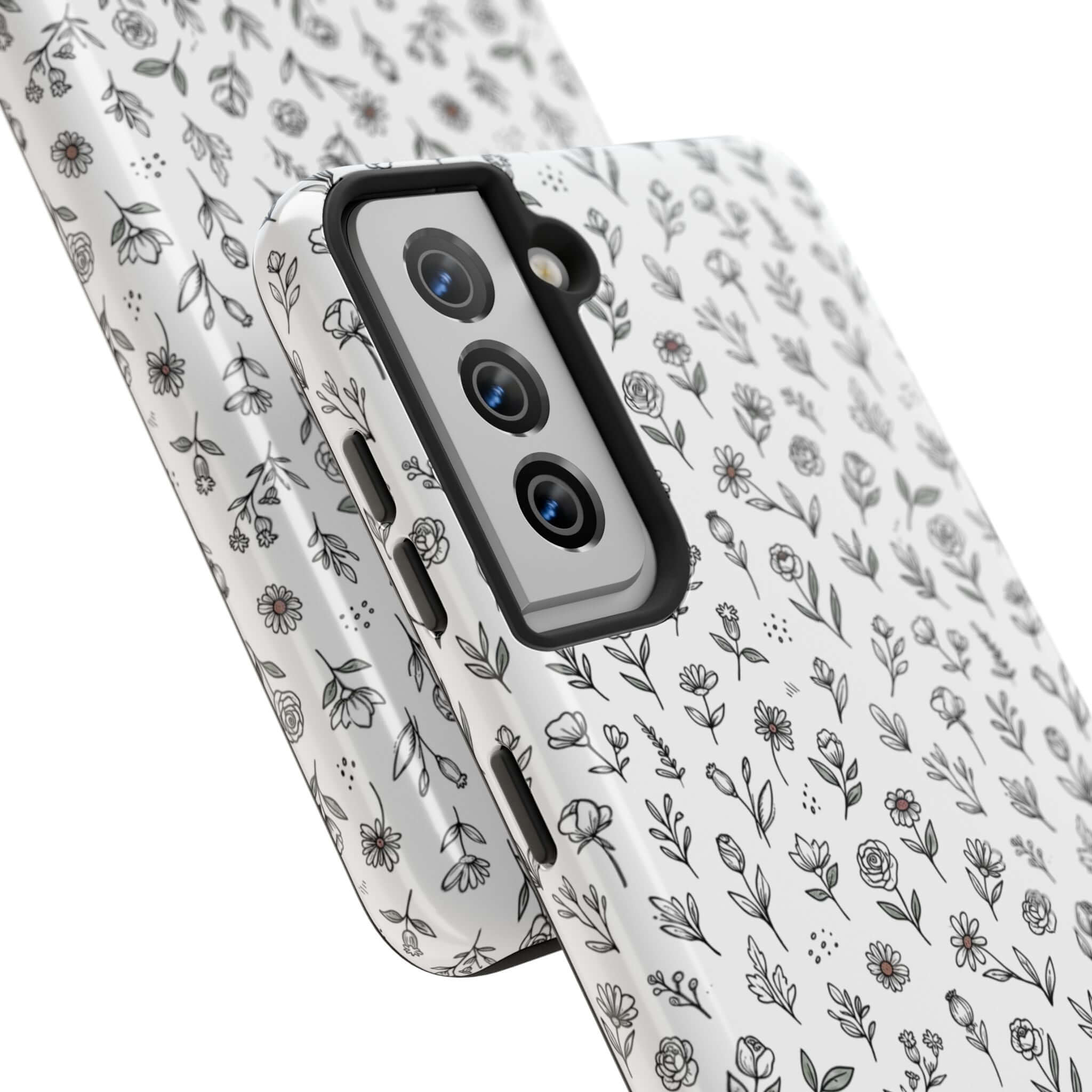 Floral Summer Vibe Phone Case — Tough Protective Floral All‑Over Print