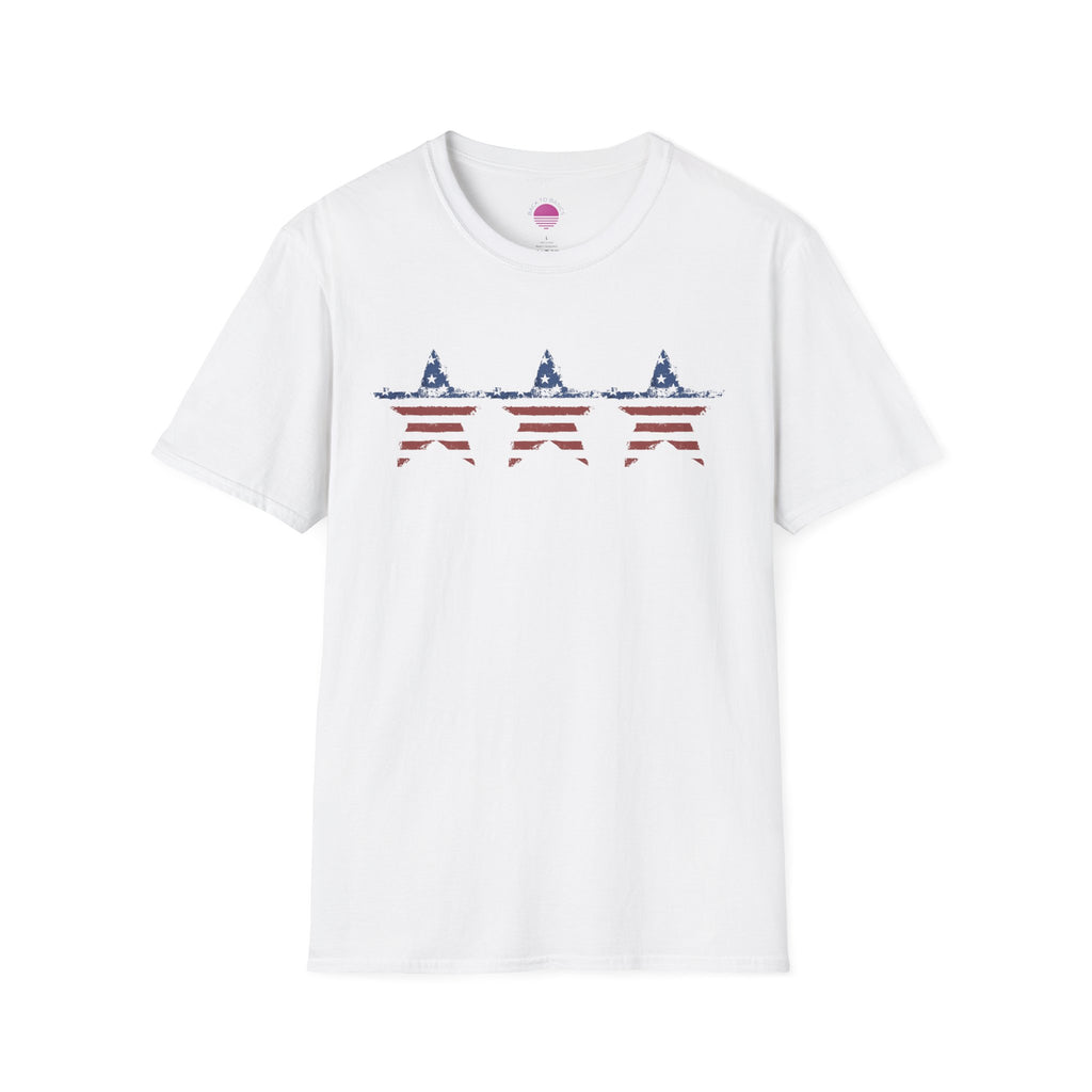 Patriotic Star Stripe T-Shirt — American Flag Stars & Stripes Tee