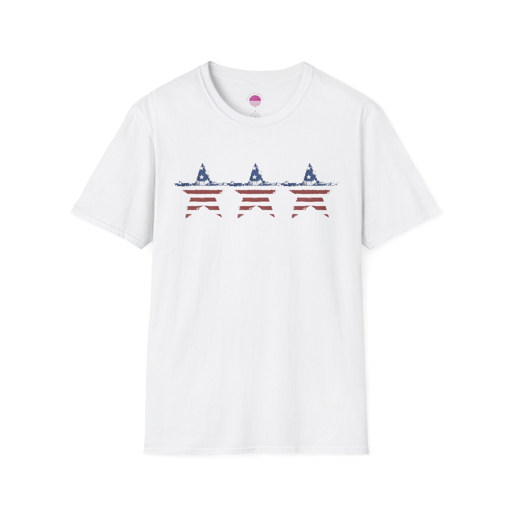 Patriotic Star Stripe T-Shirt — American Flag Stars & Stripes Tee