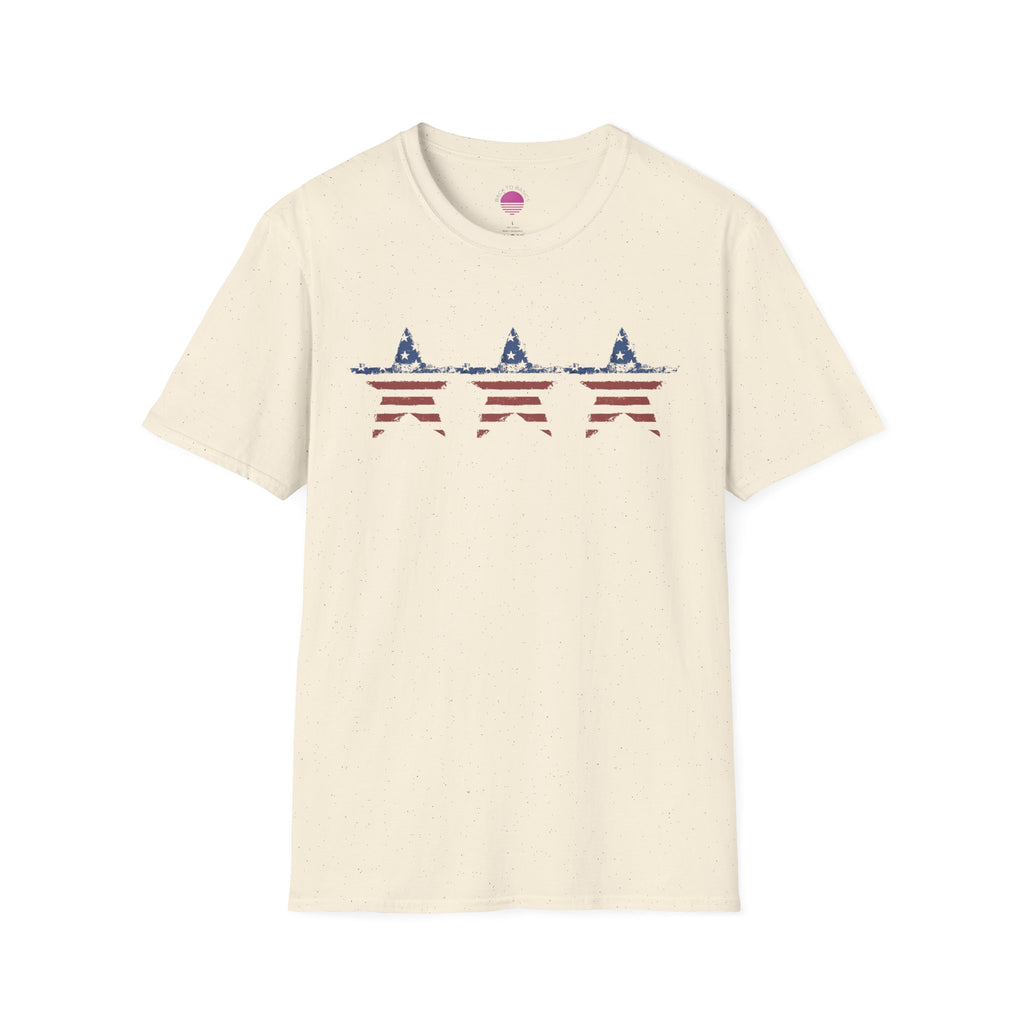 Patriotic Star Stripe T-Shirt — American Flag Stars & Stripes Tee