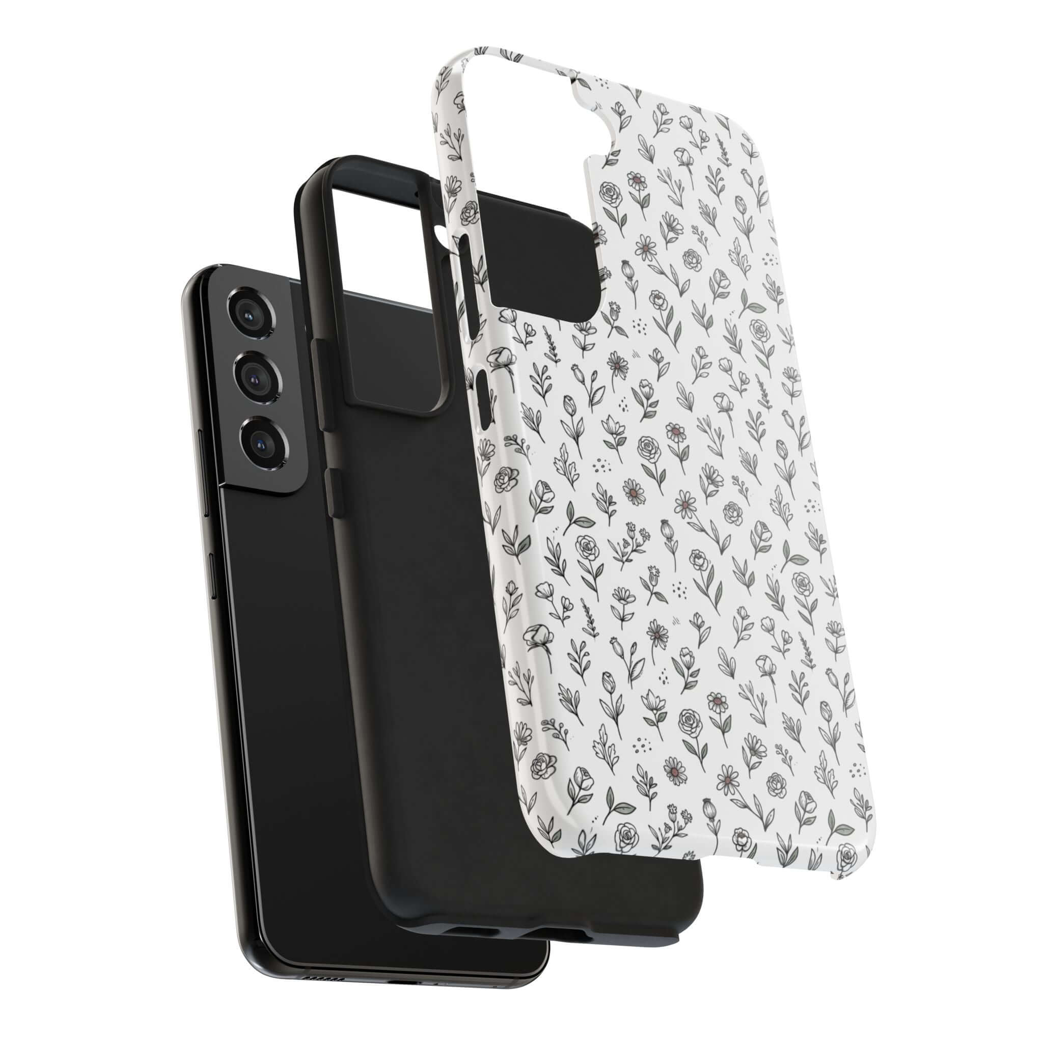 Floral Summer Vibe Phone Case — Tough Protective Floral All‑Over Print