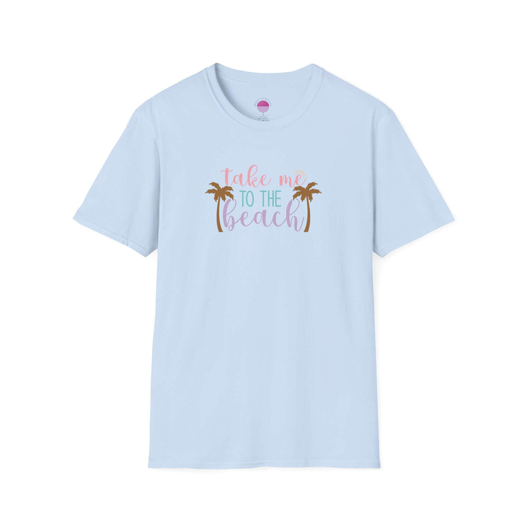 Take Me to the Beach Pastel Palm T-Shirt