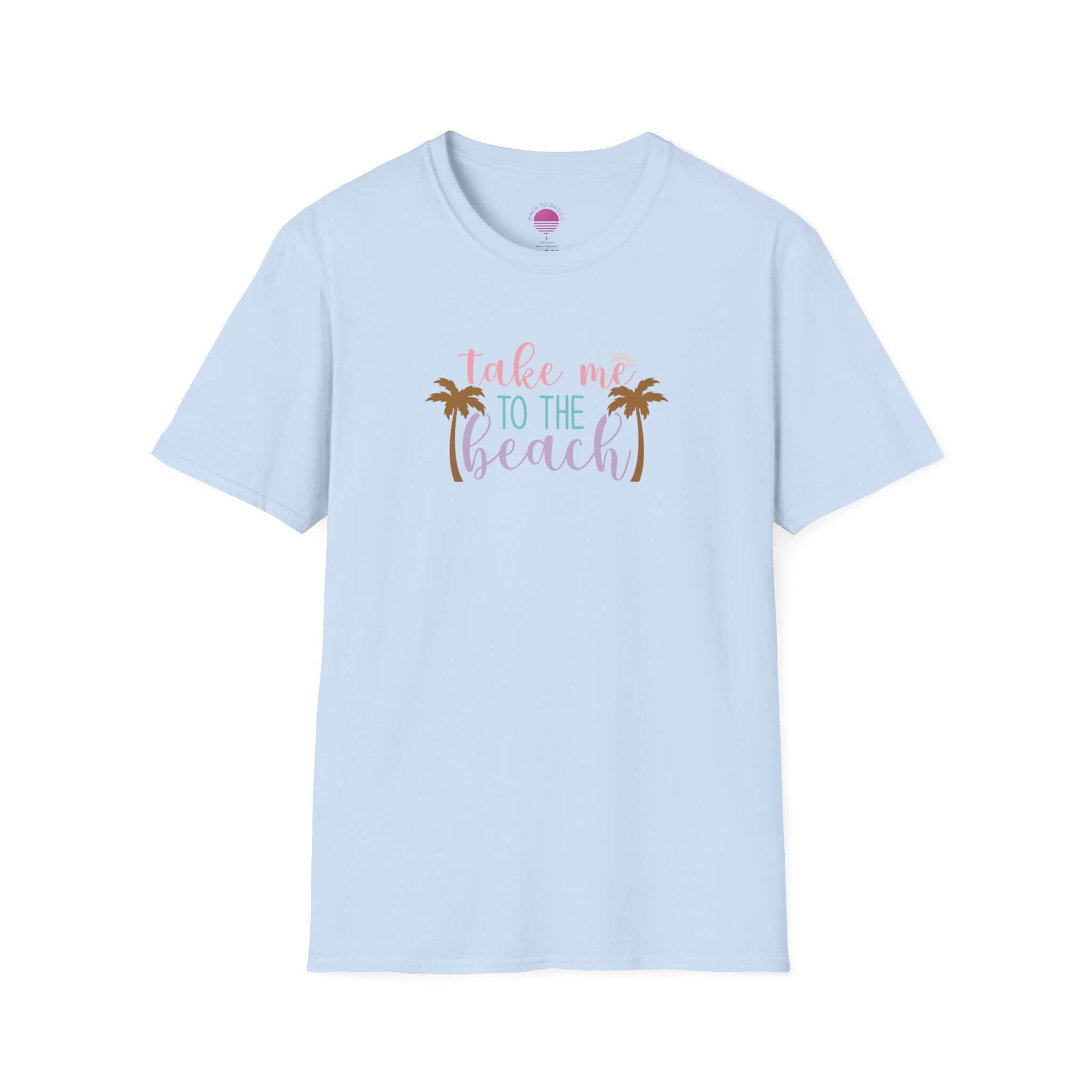 Take Me to the Beach Pastel Palm T-Shirt