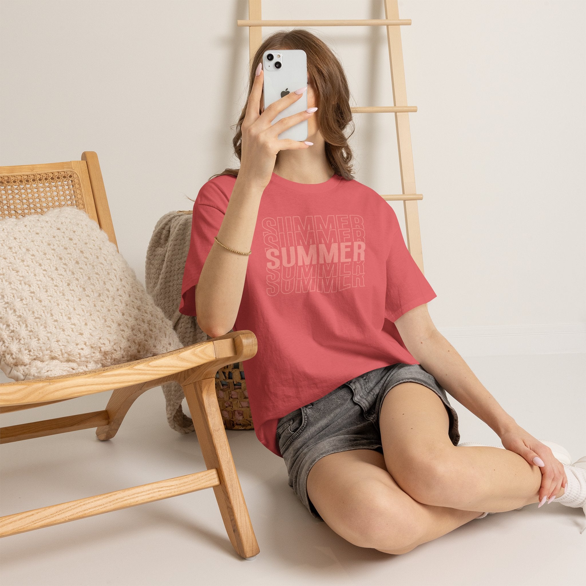Pink "SUMMER" Graphic Tee — Summer Repeat