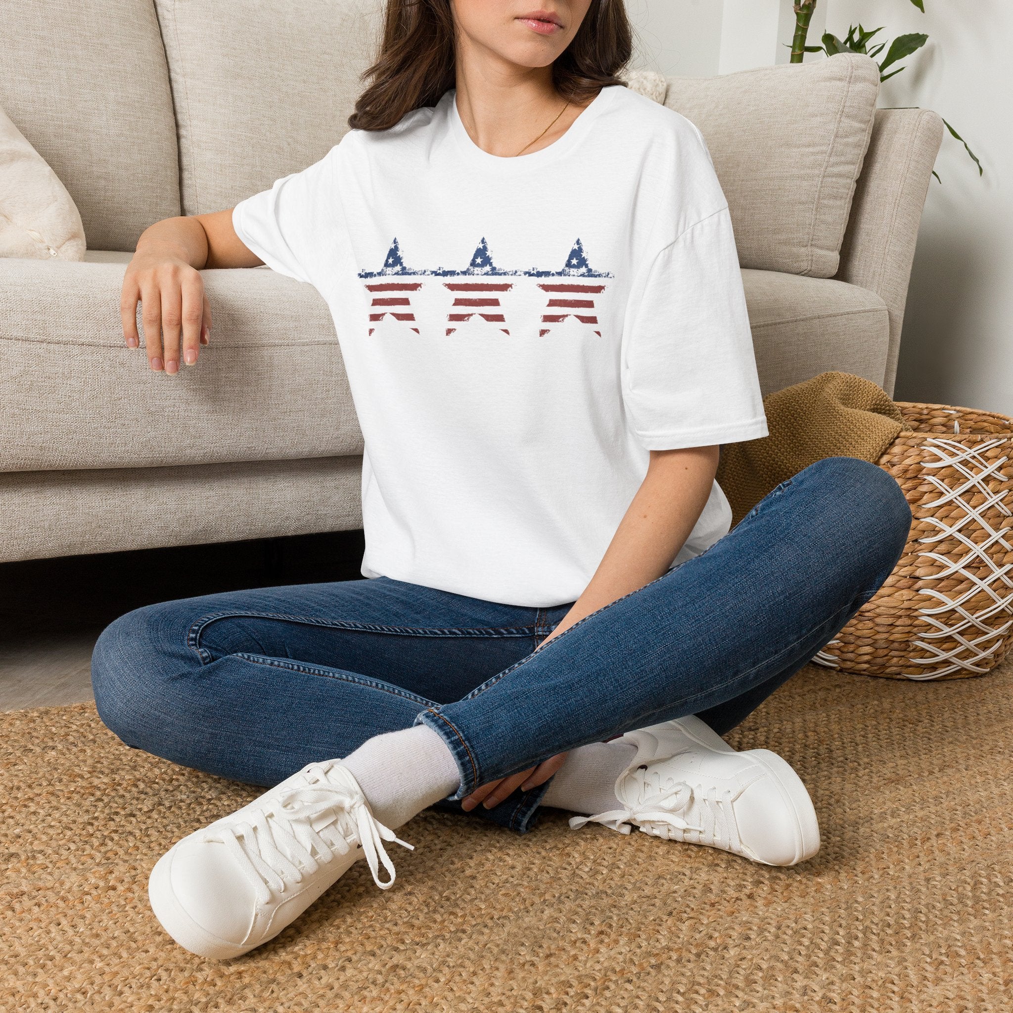 Patriotic Star Stripe T-Shirt — American Flag Stars & Stripes Tee