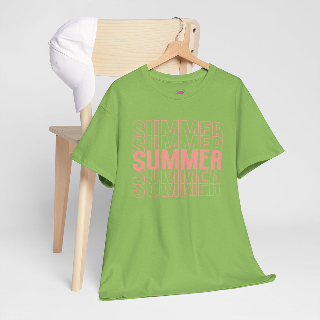 Pink "SUMMER" Graphic Tee — Summer Repeat