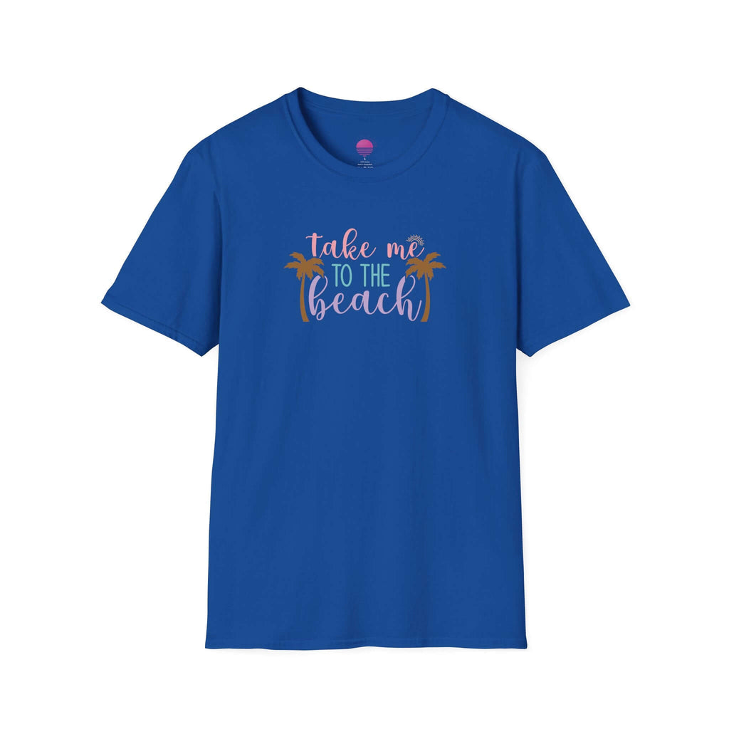 Take Me to the Beach Pastel Palm T-Shirt
