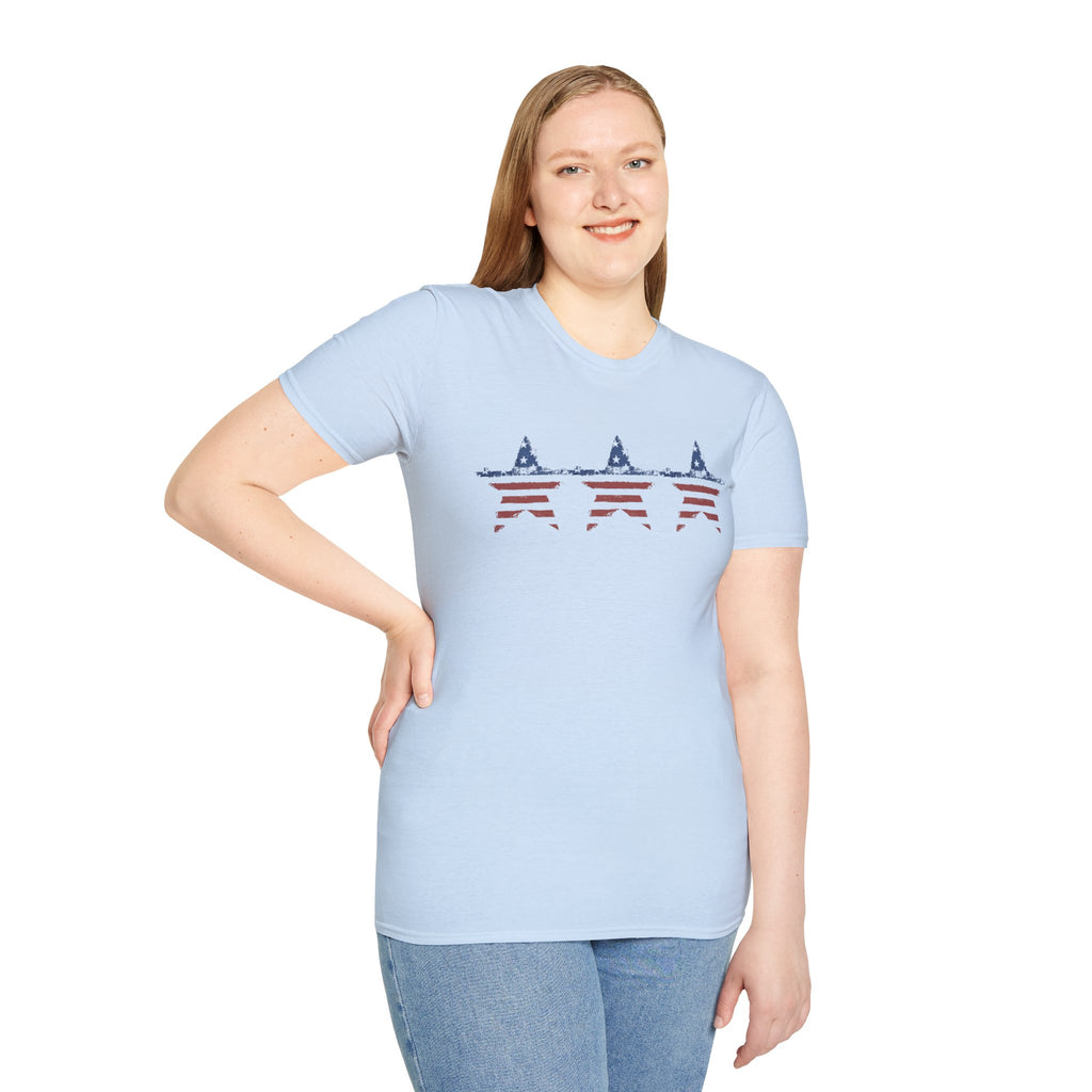 Patriotic Star Stripe T-Shirt — American Flag Stars & Stripes Tee