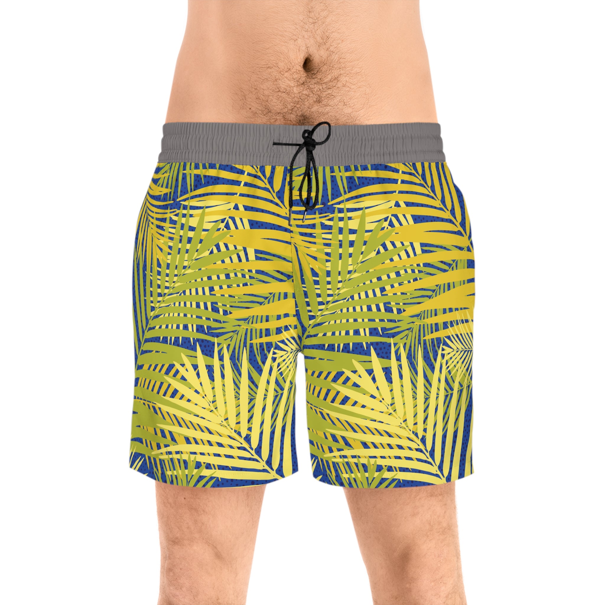 Men's Tropical Swim Shorts — Tropical Vibe Mid-Length Swimshorts