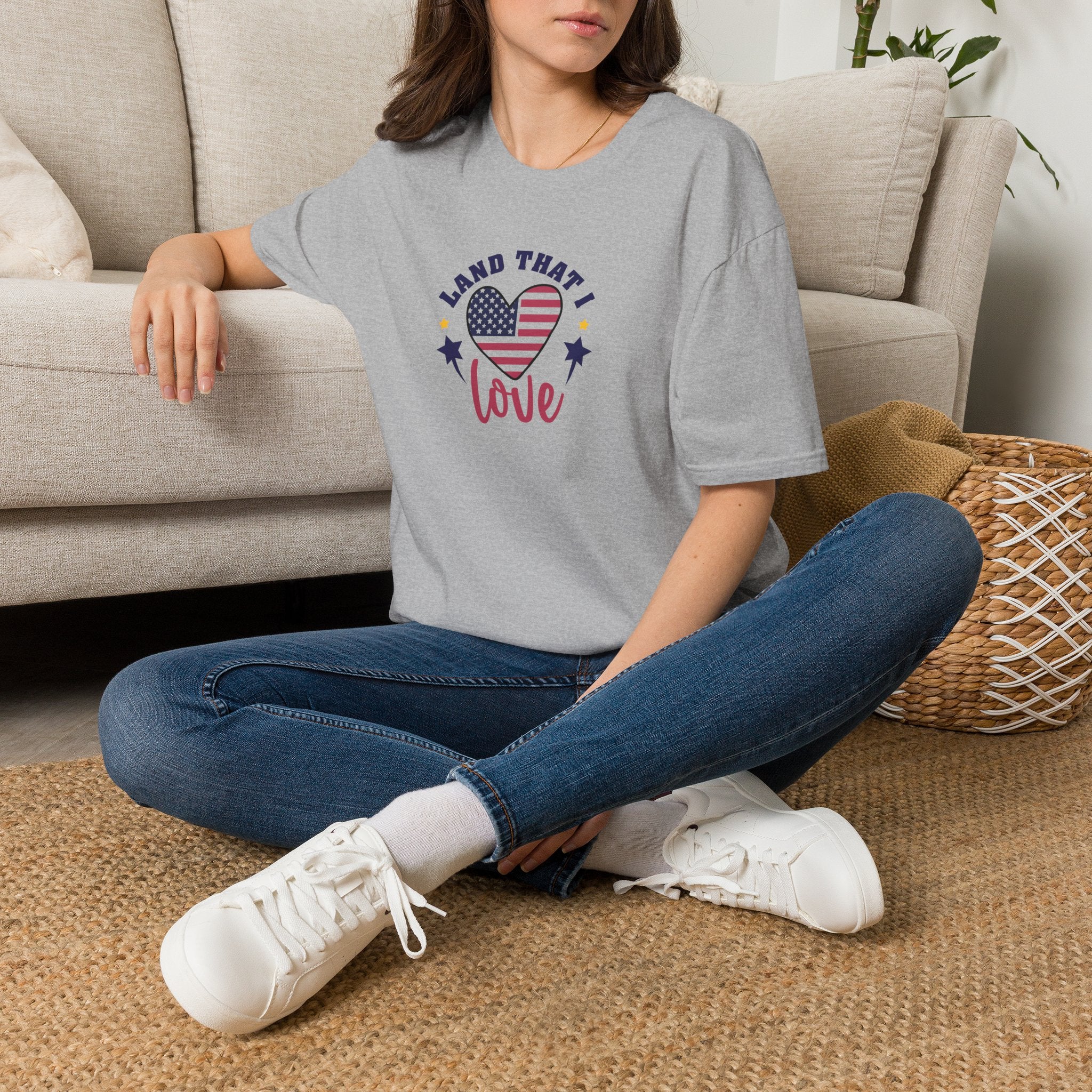 Land That I Love Patriotic T-Shirt — American Flag Tribute Tee