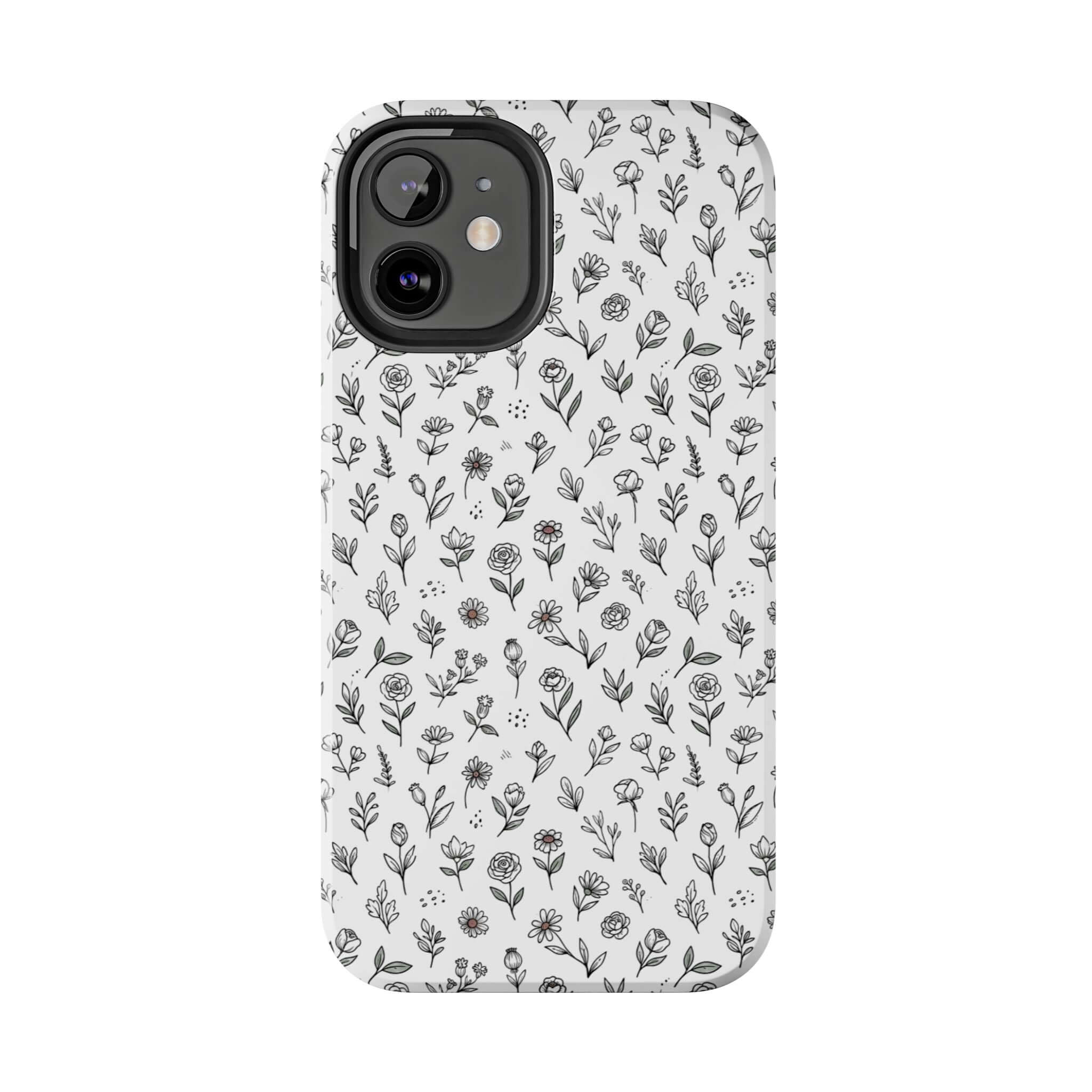 Floral Summer Vibe Phone Case — Tough Protective Floral All‑Over Print