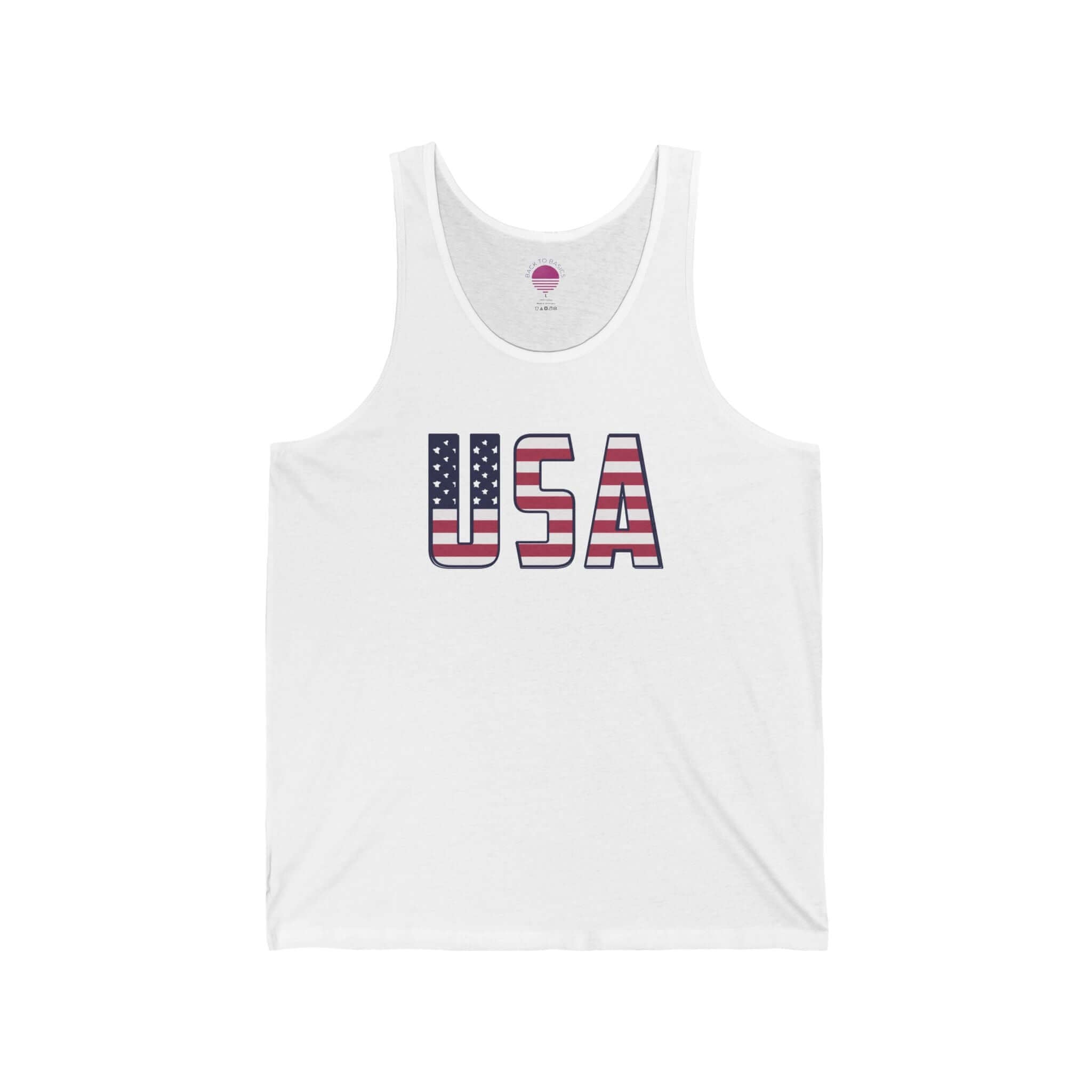 American Flag Tank Top — USA Patriotic 4th of July Graphic Tank
