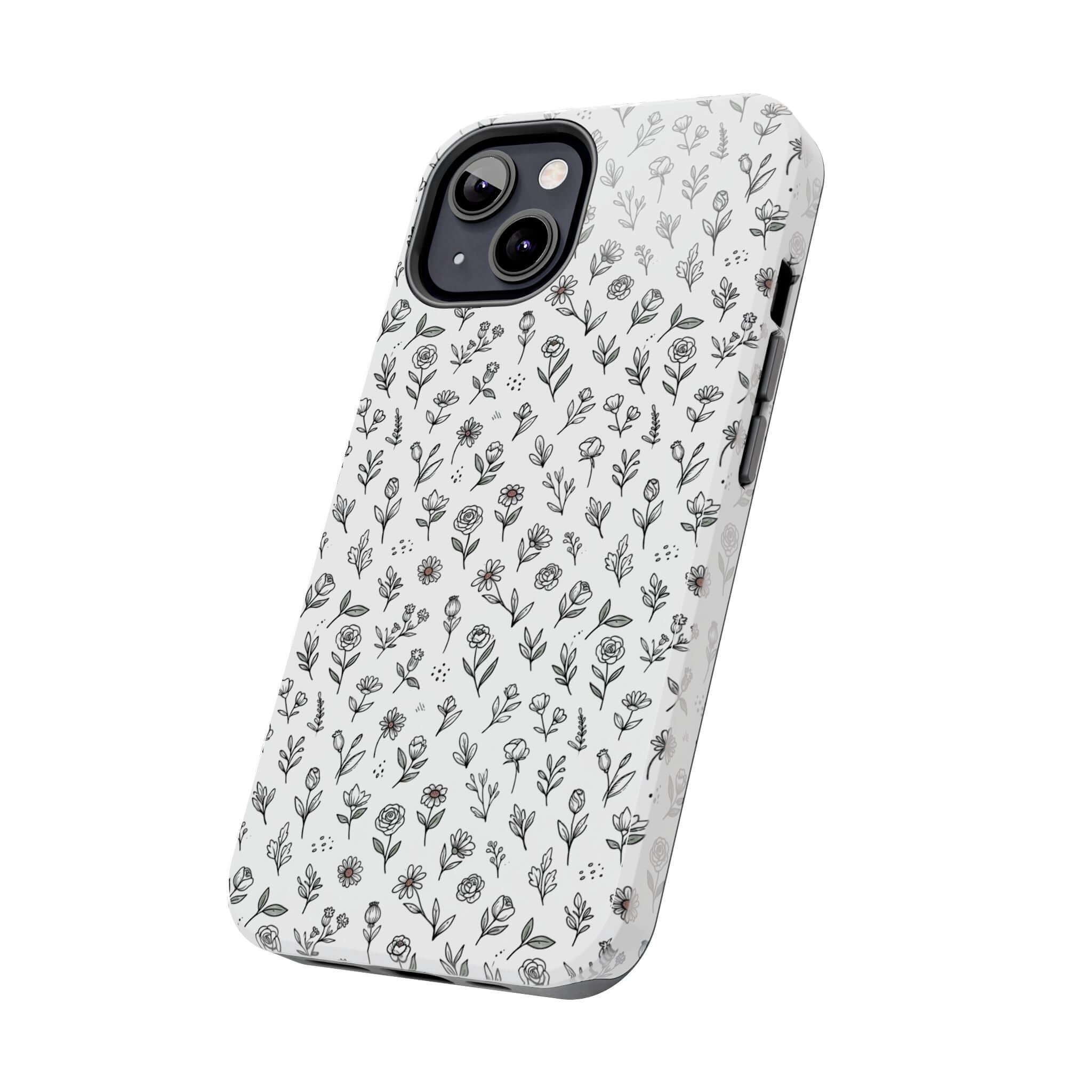 Floral Summer Vibe Phone Case — Tough Protective Floral All‑Over Print