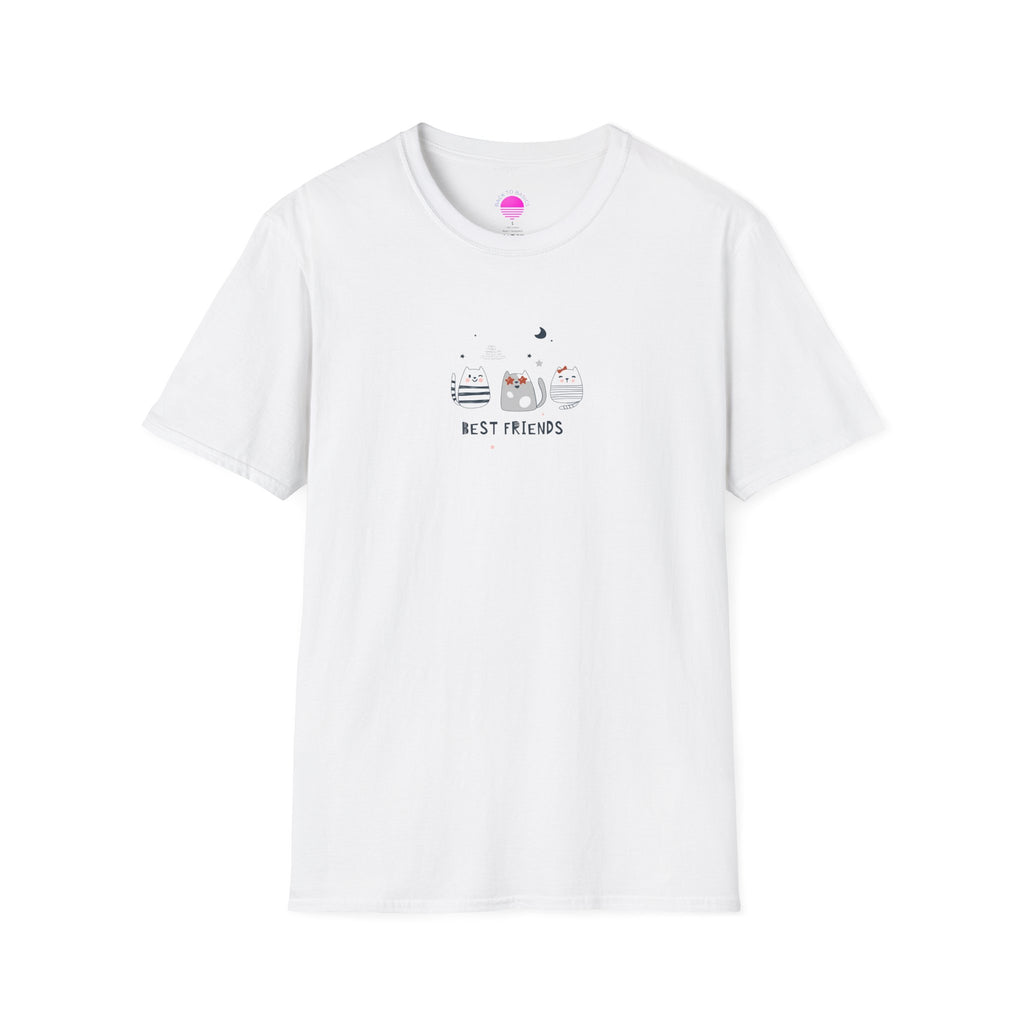 Cat Best Friends T-Shirt — Matching Cat Lover Tee