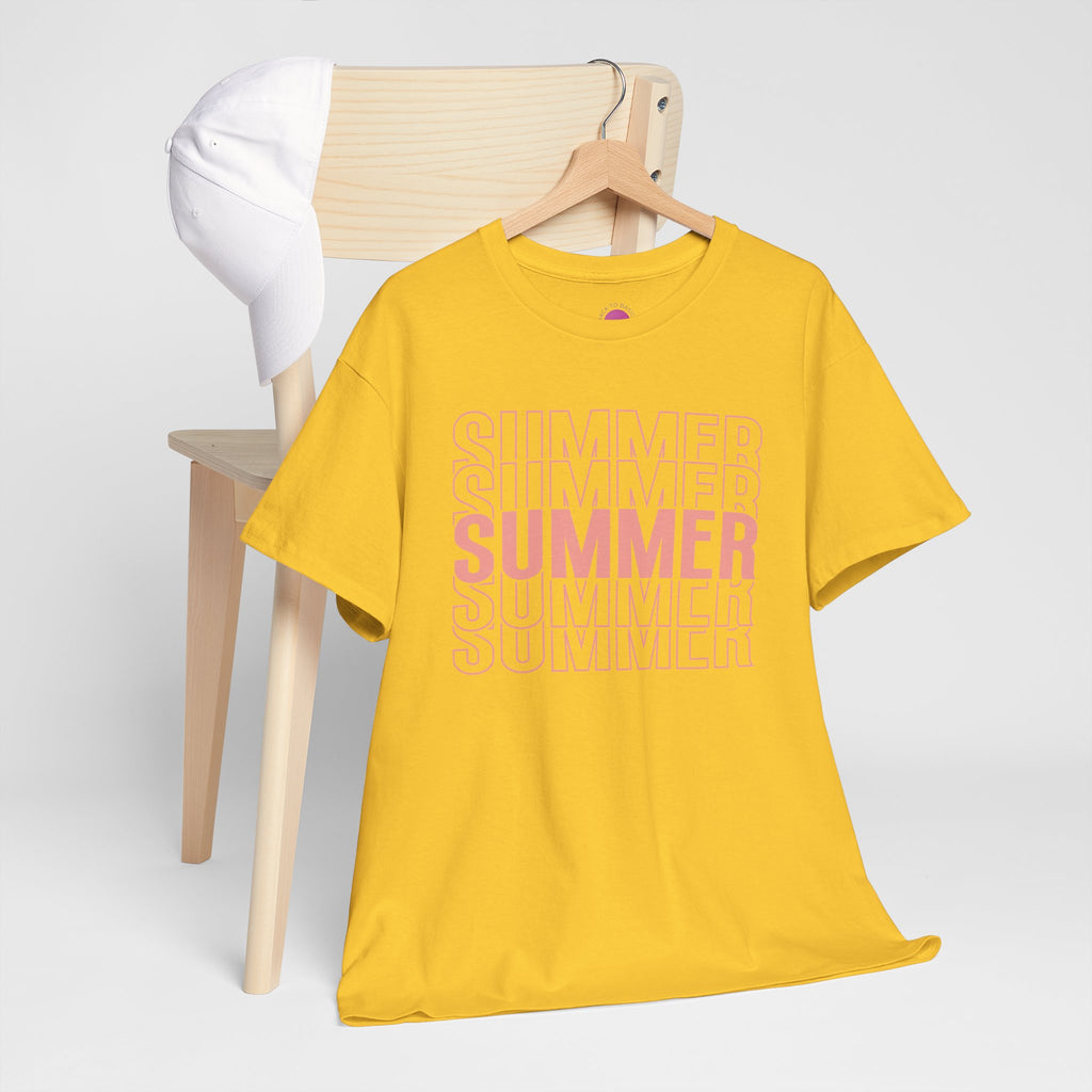 Pink "SUMMER" Graphic Tee — Summer Repeat