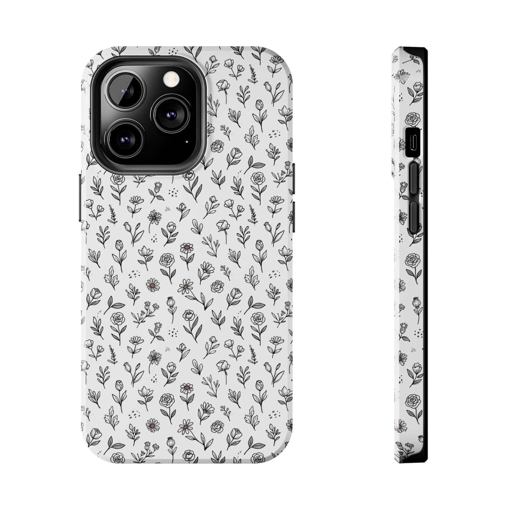 Floral Summer Vibe Phone Case — Tough Protective Floral All‑Over Print