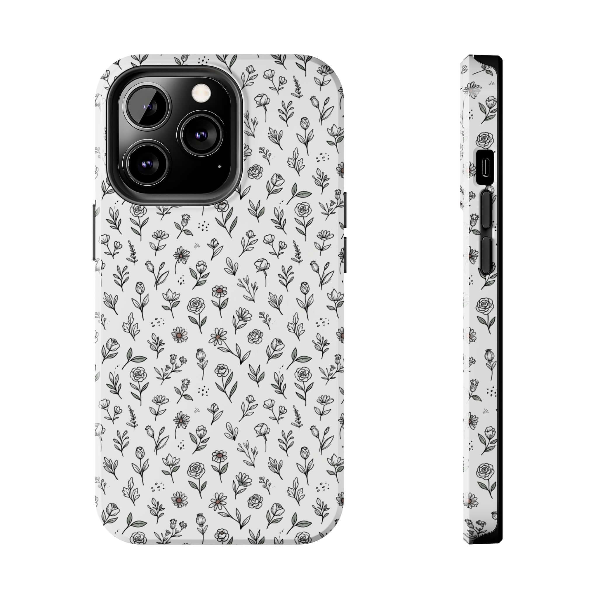 Floral Summer Vibe Phone Case — Tough Protective Floral All‑Over Print