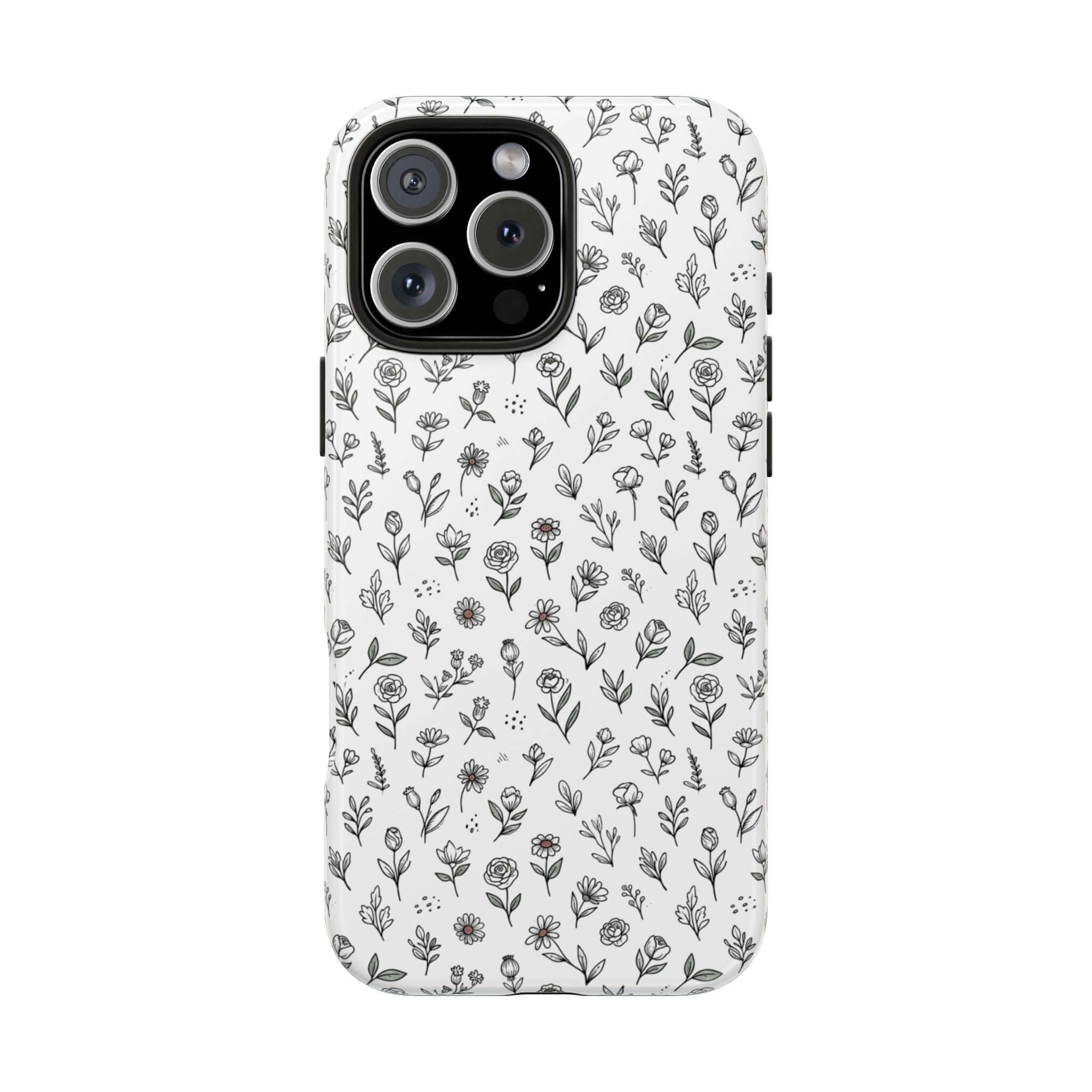 Floral Summer Vibe Phone Case — Tough Protective Floral All‑Over Print