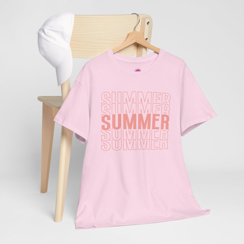 Pink "SUMMER" Graphic Tee — Summer Repeat