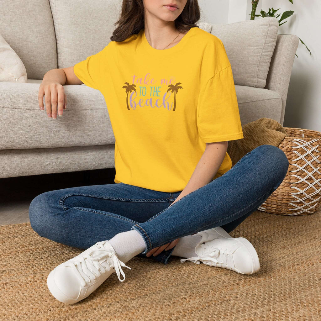 Take Me to the Beach Pastel Palm T-Shirt