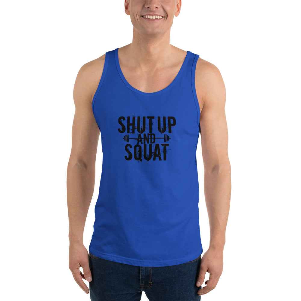 Men’s Motivational Tank Top – “Confidence” Fitness Gym Shirt