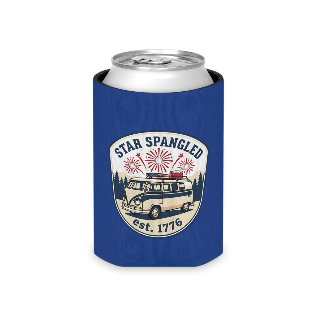 Star Spangled Van Can koozie— Patriotic 1776 RV Beer Cooler