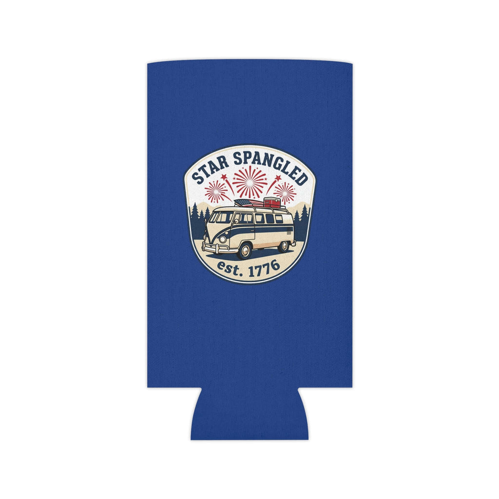 Star Spangled Van Can koozie— Patriotic 1776 RV Beer Cooler