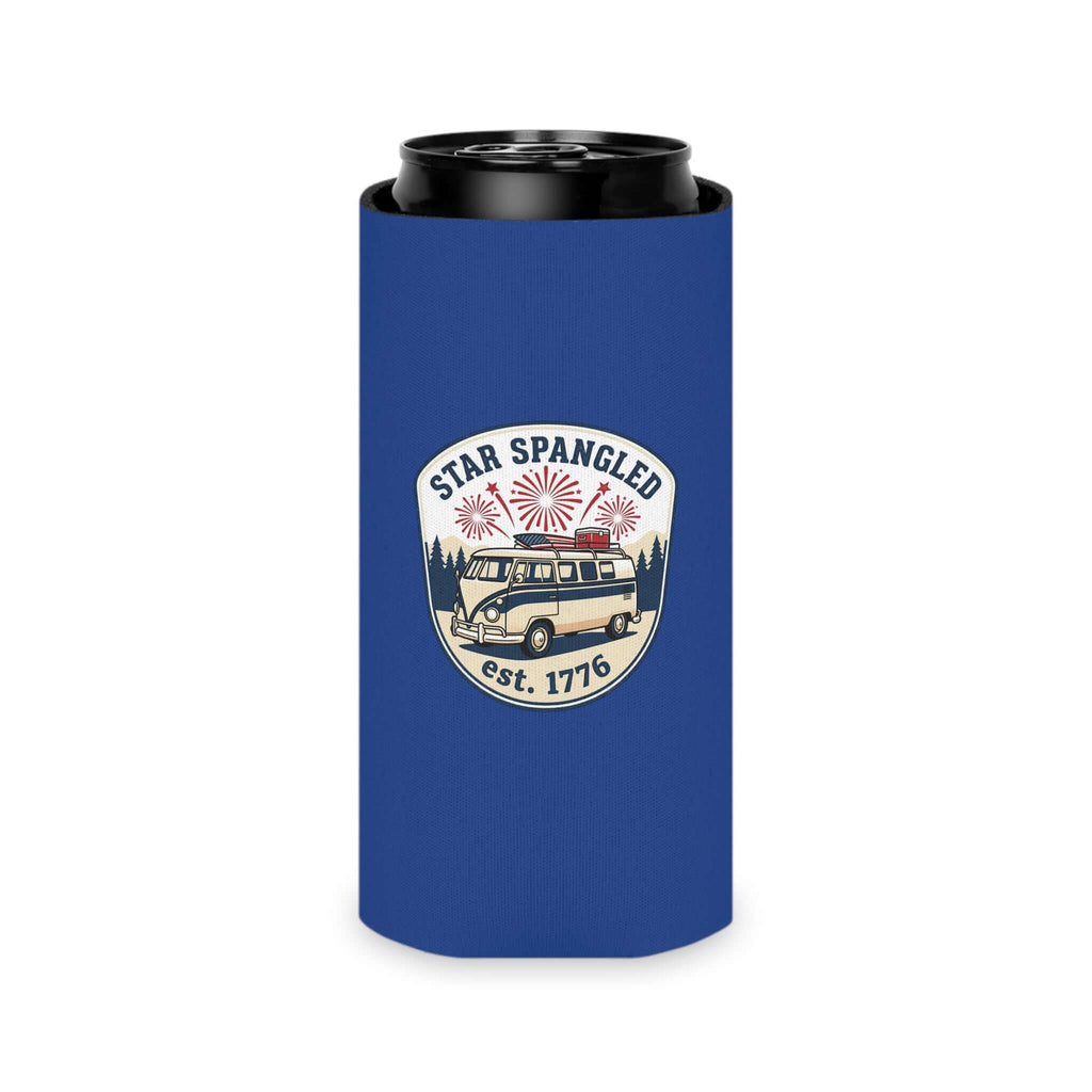 Star Spangled Van Can koozie— Patriotic 1776 RV Beer Cooler