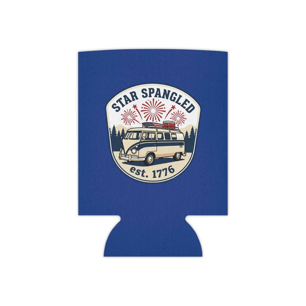 Star Spangled Van Can koozie— Patriotic 1776 RV Beer Cooler